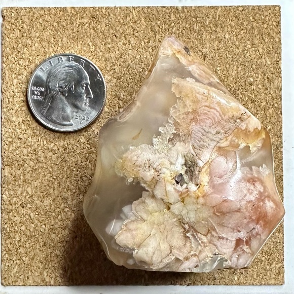 Flower agate crystal flame - Picture 2 of 2